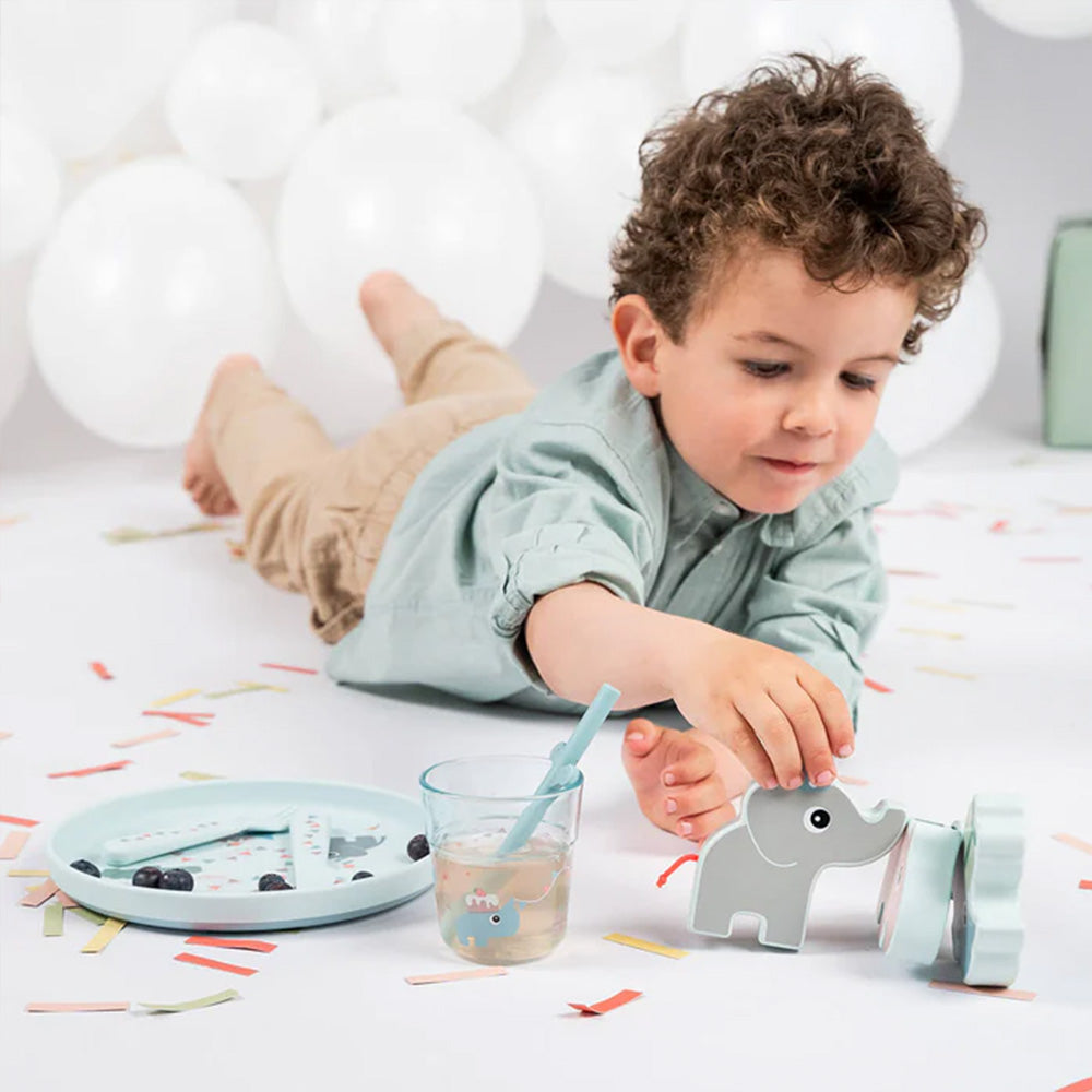 Set Foodie para comer Celebration azul