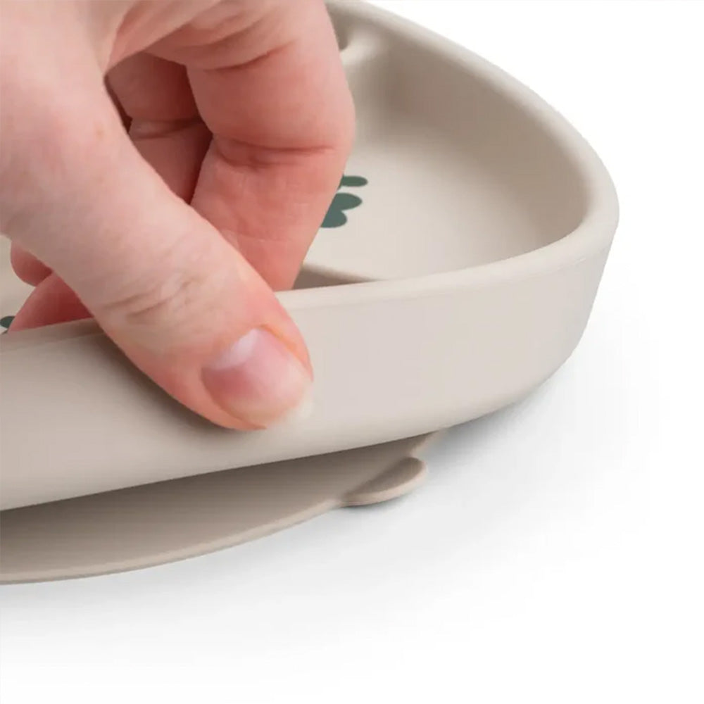 Plato con compartimentos y ventosa Tiny Farm arena