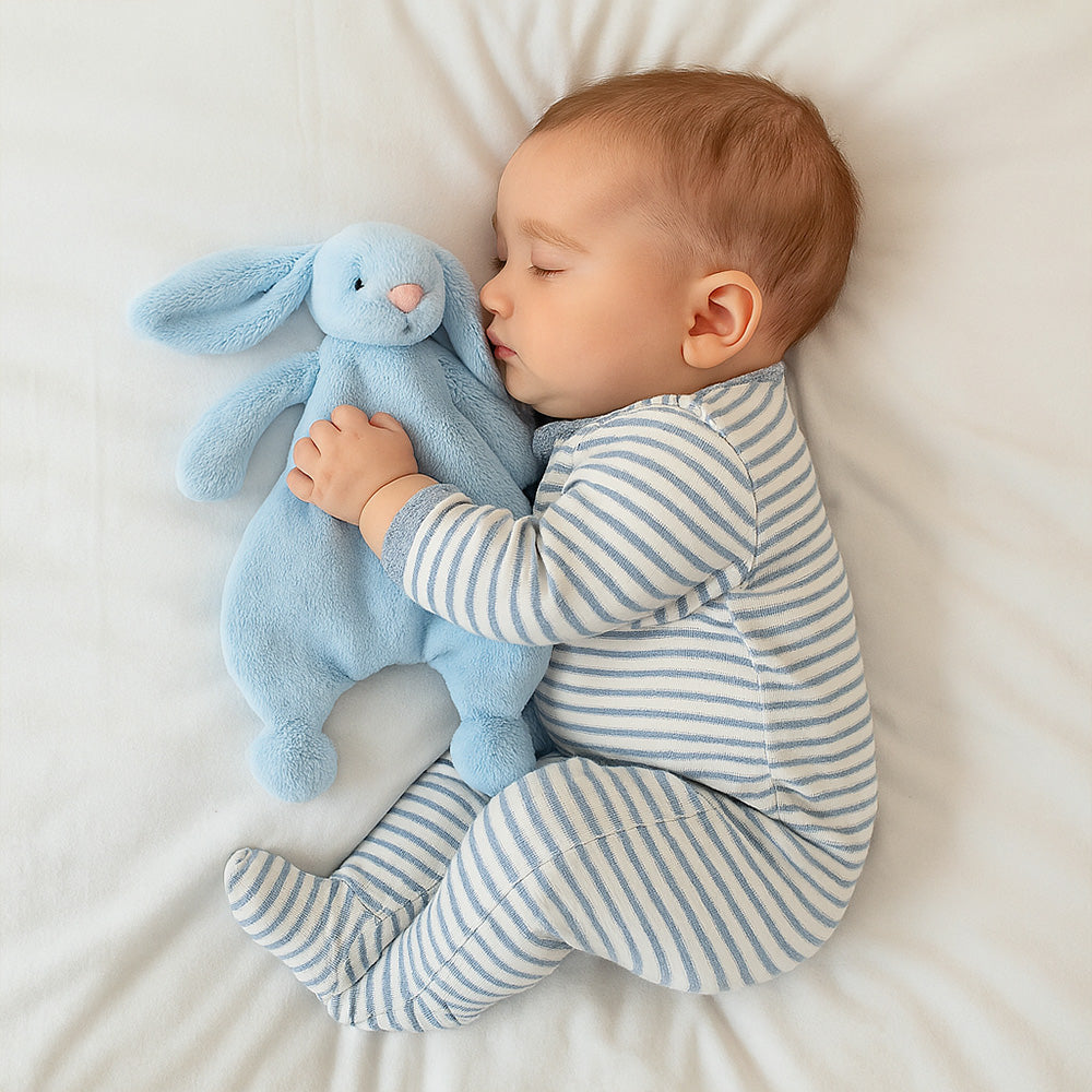 Tuto comforter Conejo azul