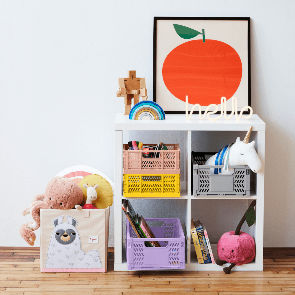 Caja plegable moderna mediana Arcilla