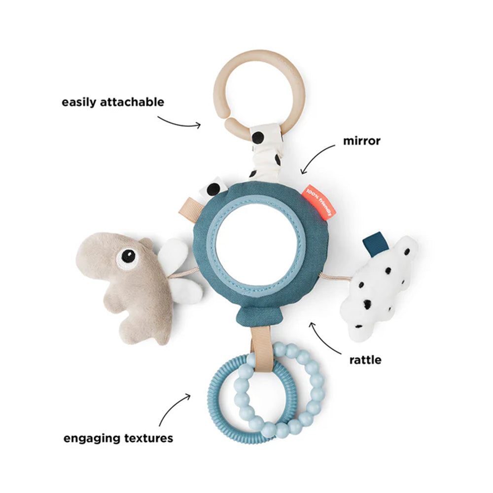 Espejo de actividades para llevar Happy Clouds azul