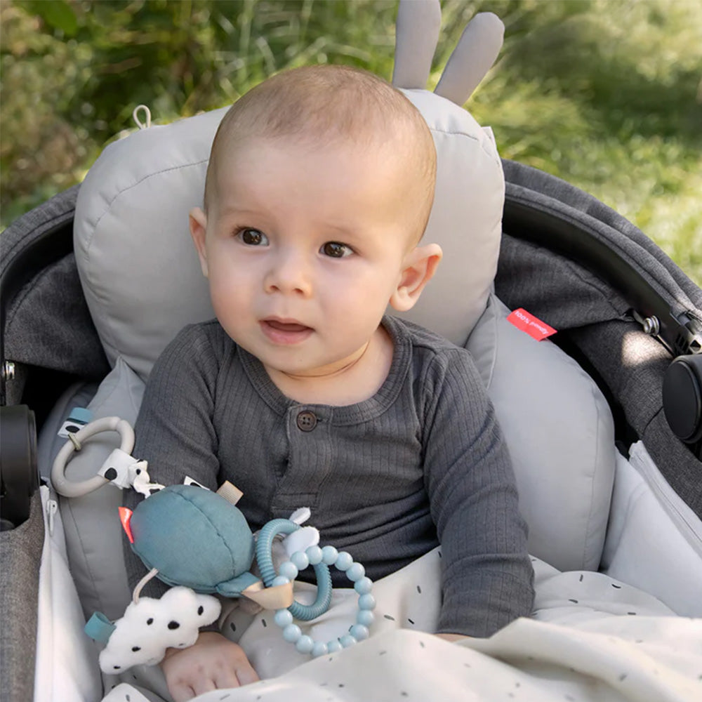 Espejo de actividades para llevar Happy Clouds azul