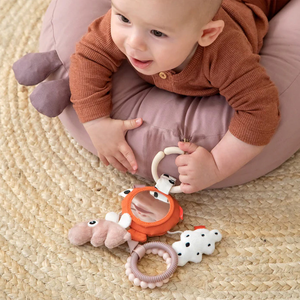 Espejo de actividades para llevar Happy Clouds azul