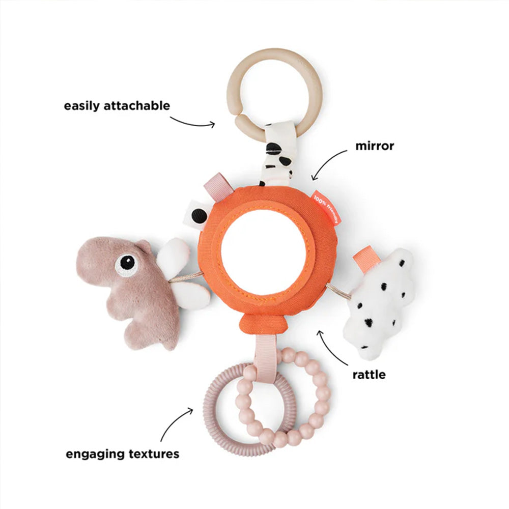 Espejo de actividades para llevar Happy Clouds naranjo