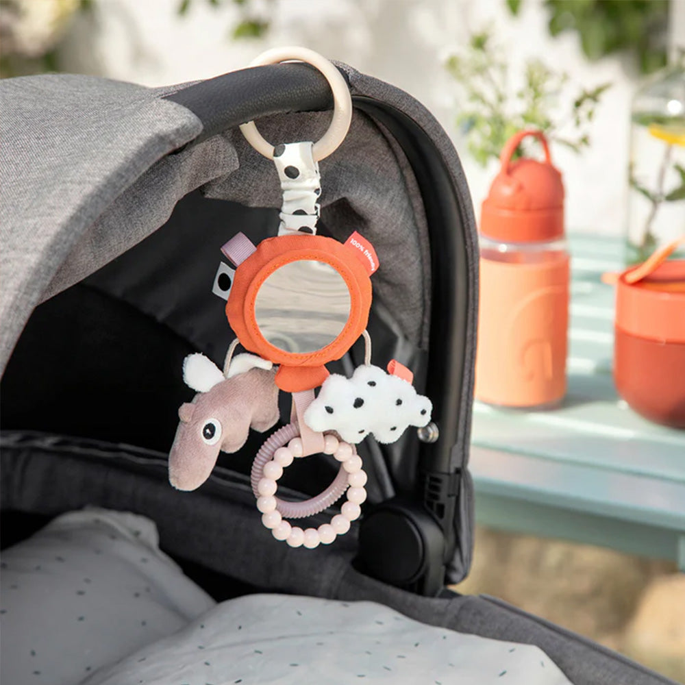 Espejo de actividades para llevar Happy Clouds naranjo