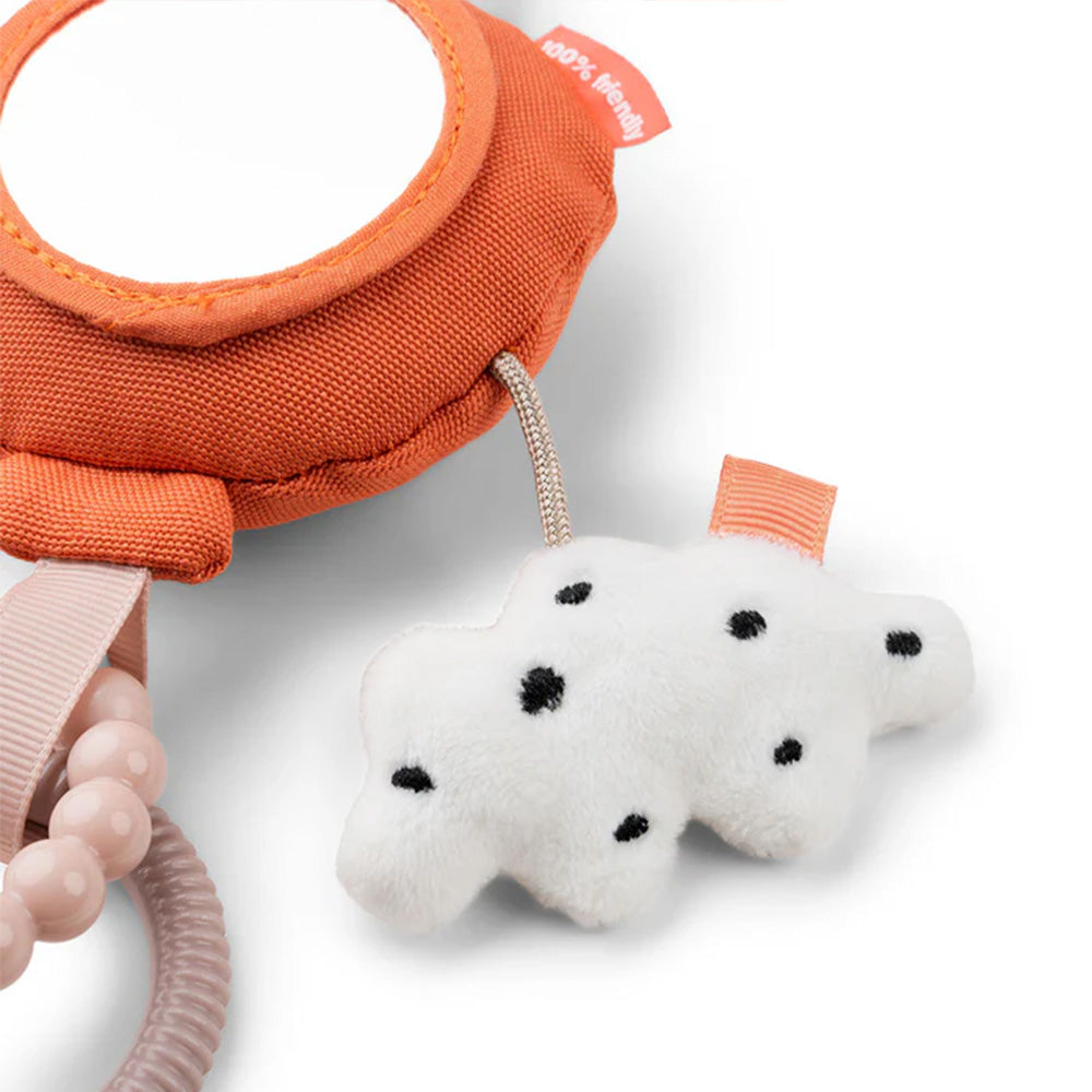 Espejo de actividades para llevar Happy Clouds naranjo