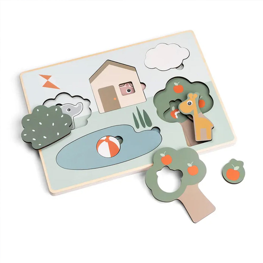 Rompecabezas en capas Deer Friends varios colores