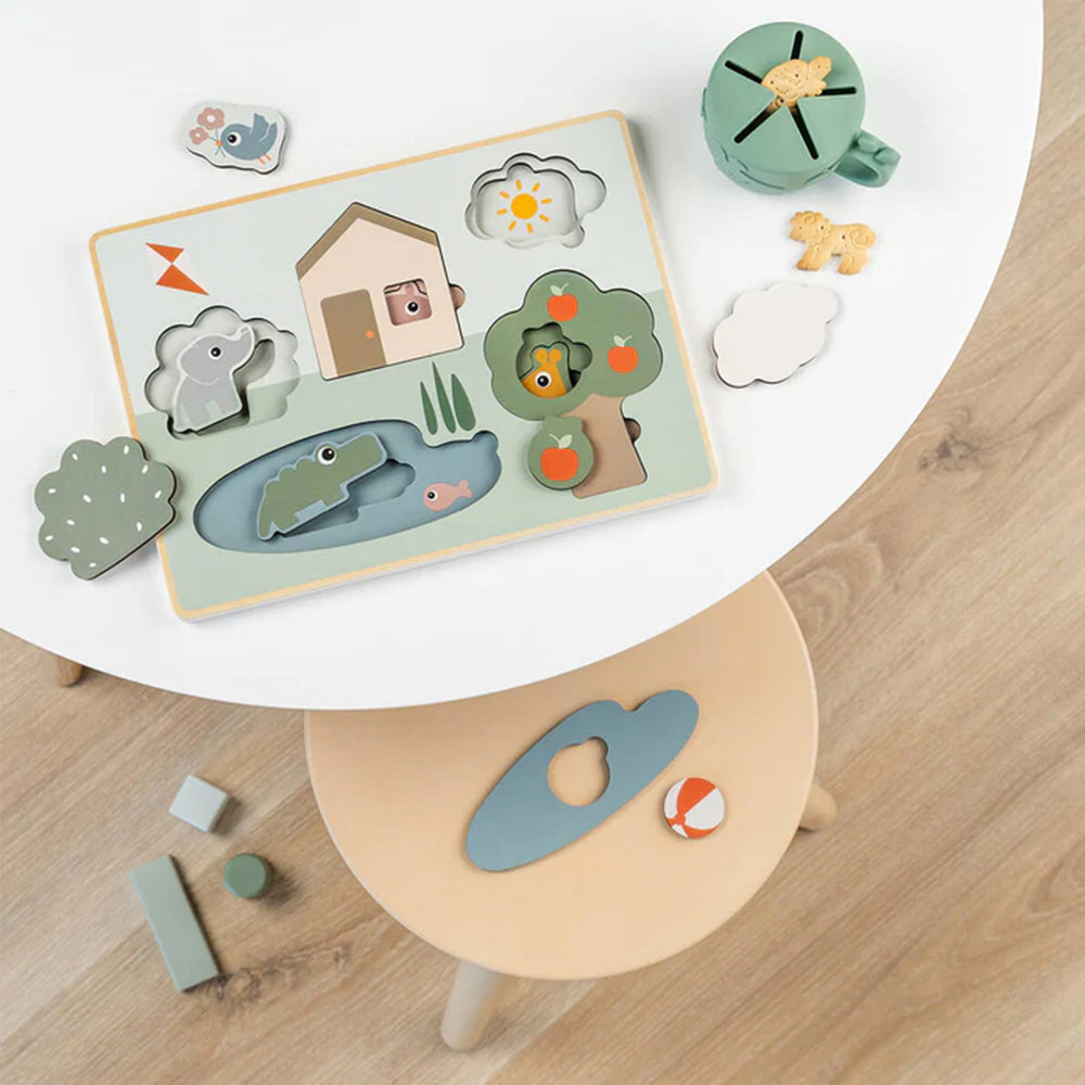 Rompecabezas en capas Deer Friends varios colores