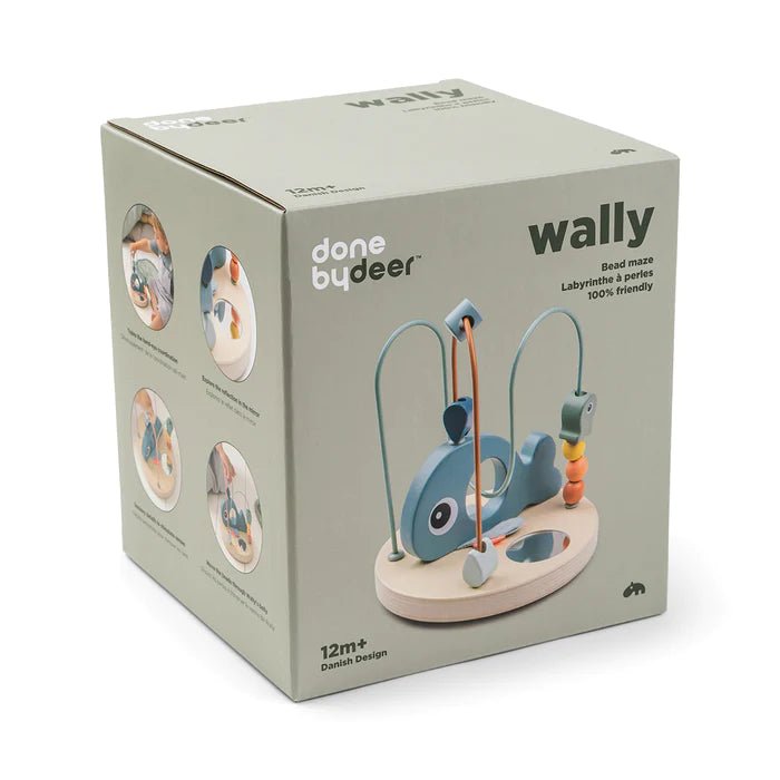 Laberinto de cuentas Wally azul