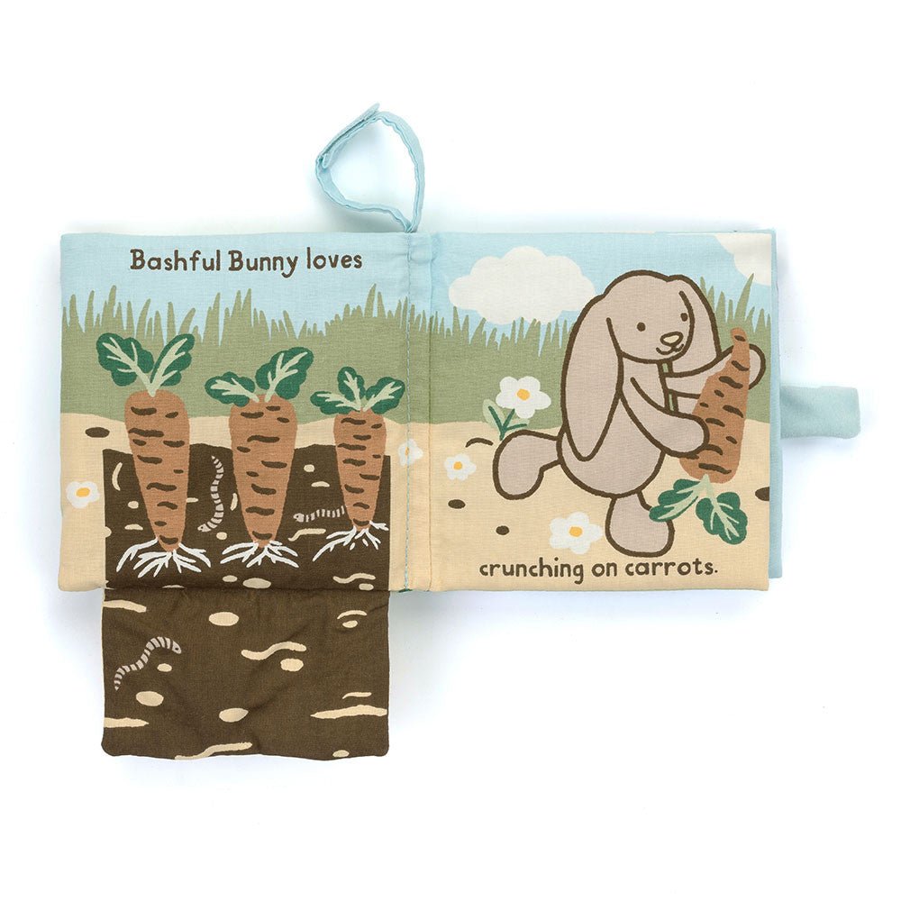 Libro de tela conejo Bashful