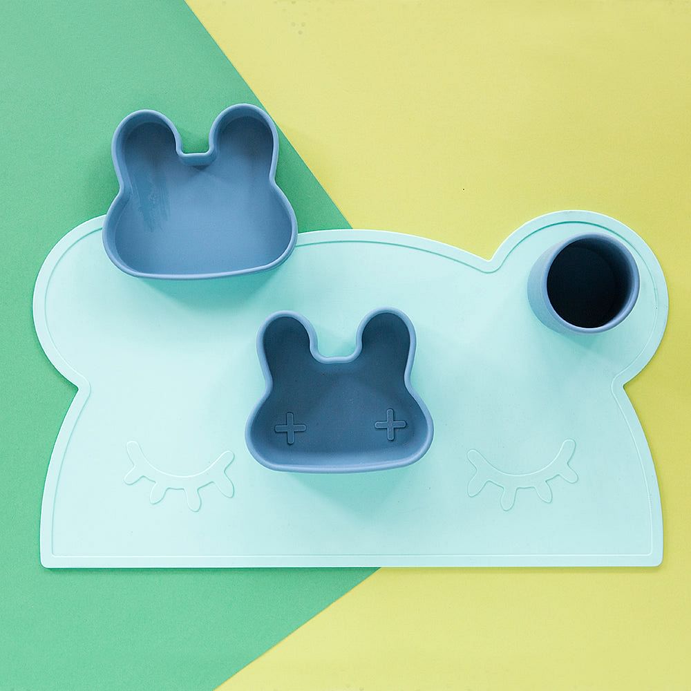 Individual Oso Azul Pastel