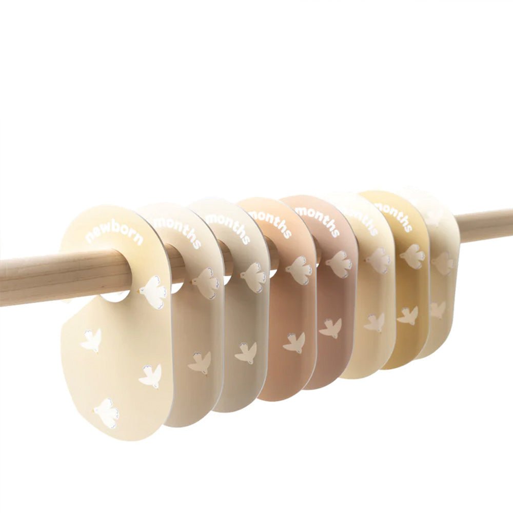 Separadores de colgadores aves tonos Amarillos