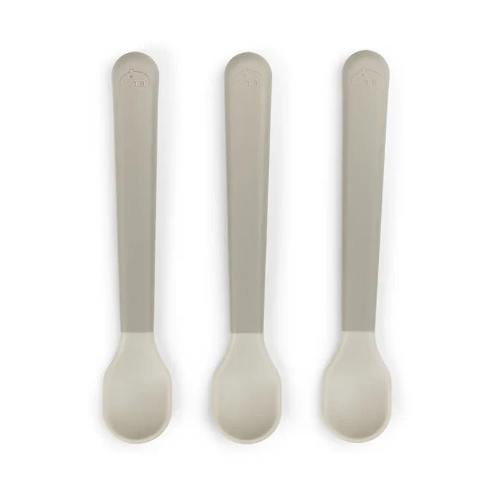 Set Foodie de 3 cucharas de fácil agarre para bebés arena