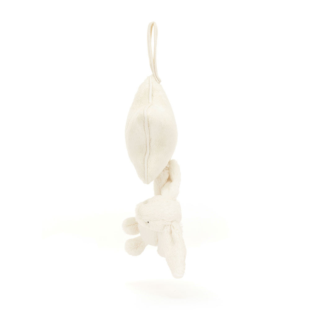 Colgante musical conejo Bashful crema