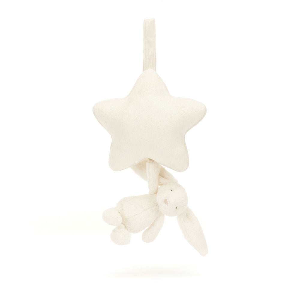 Colgante musical conejo Bashful crema