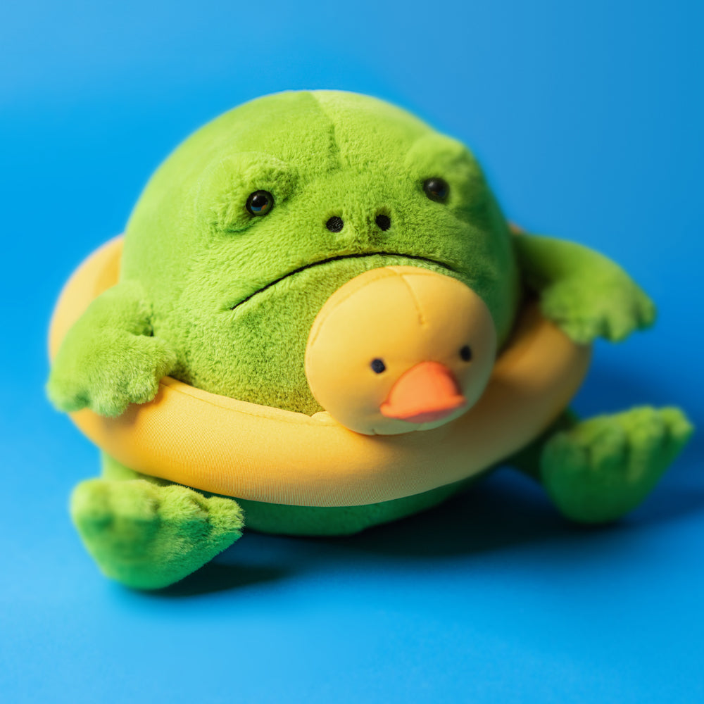 Peluche rana Ricky Rain salvavidas