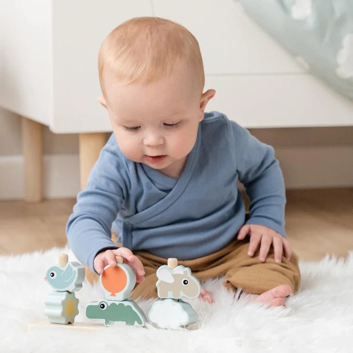 Juguete para apilar Happy Clouds varios colores