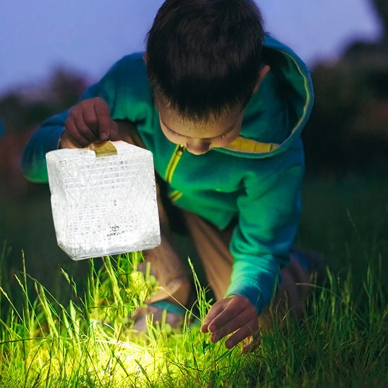 Linterna solar recargable plegable LED