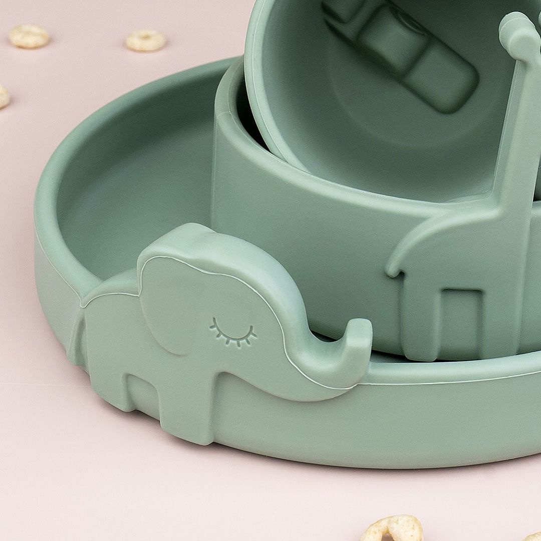 Plato Peekaboo Elphee verde