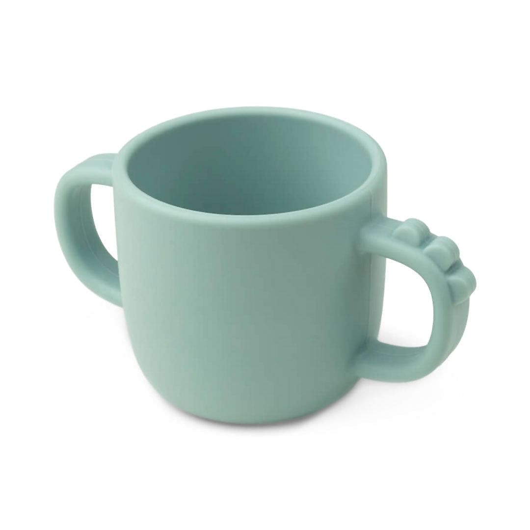Taza con 2 asas Peekaboo Croco azul