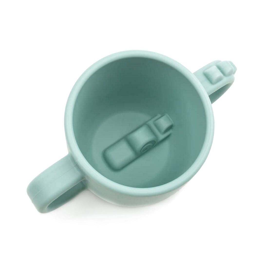 Taza con 2 asas Peekaboo Croco azul