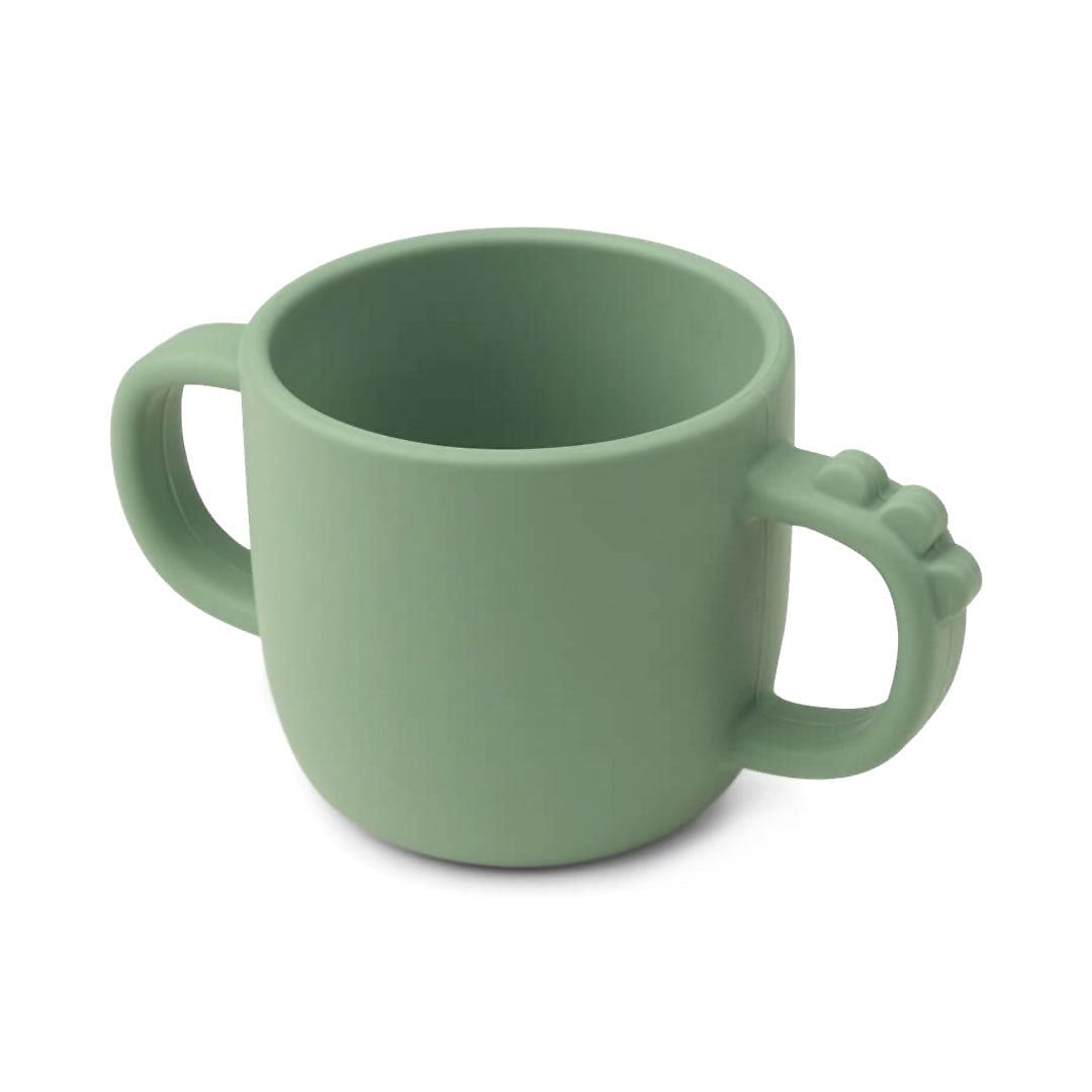 Taza con 2 asas Peekaboo Croco verde