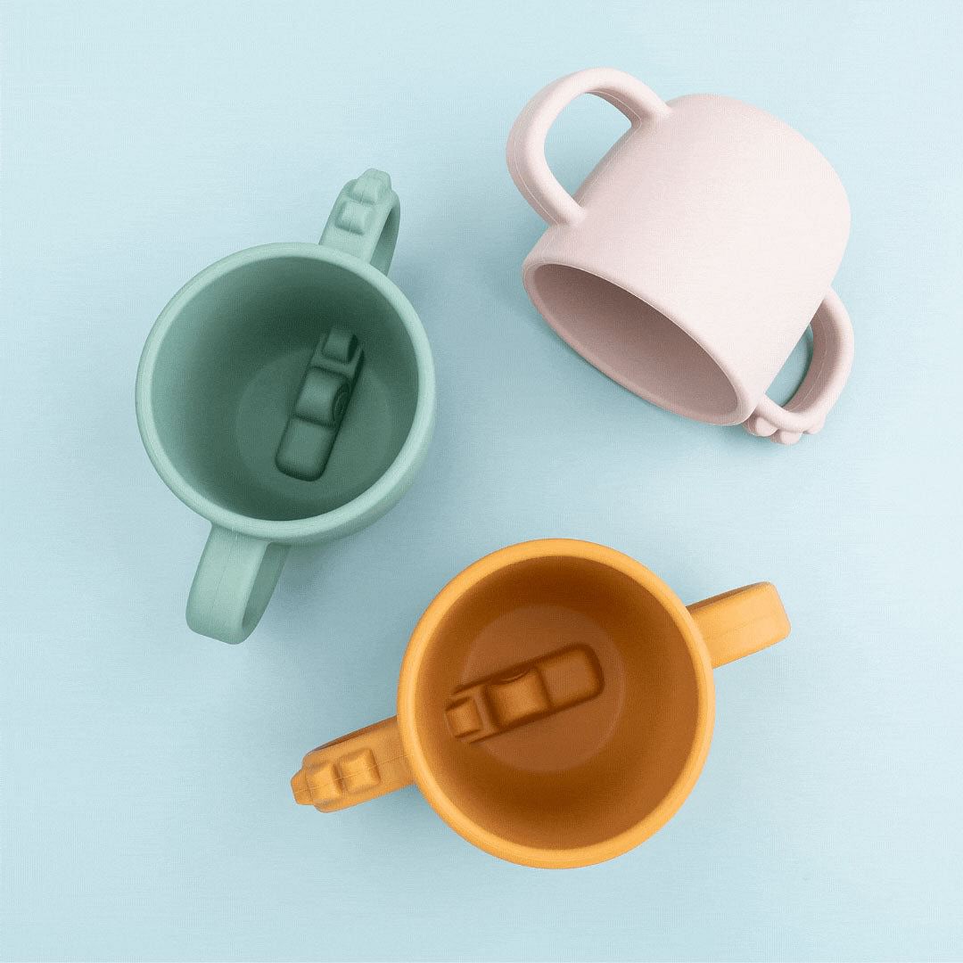 Taza con 2 asas Peekaboo Croco verde