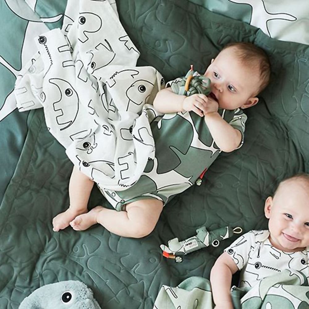 Set 2 muselinas pequeñas Contour gris