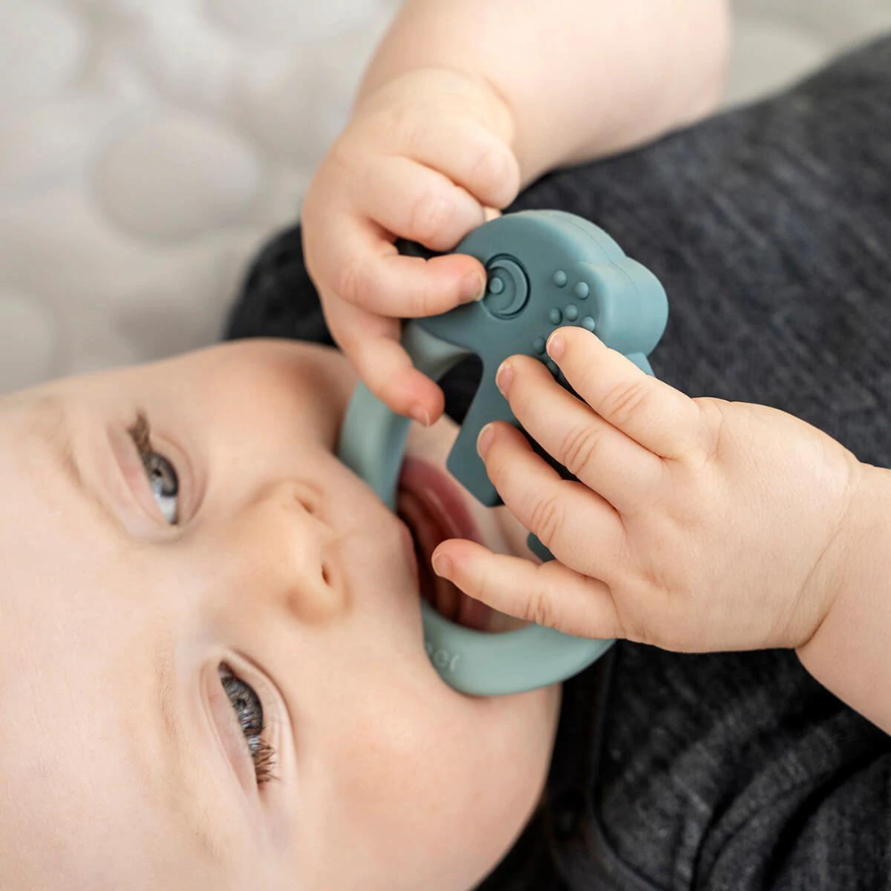 Set 2 mordedores Deer Friends verde y azul