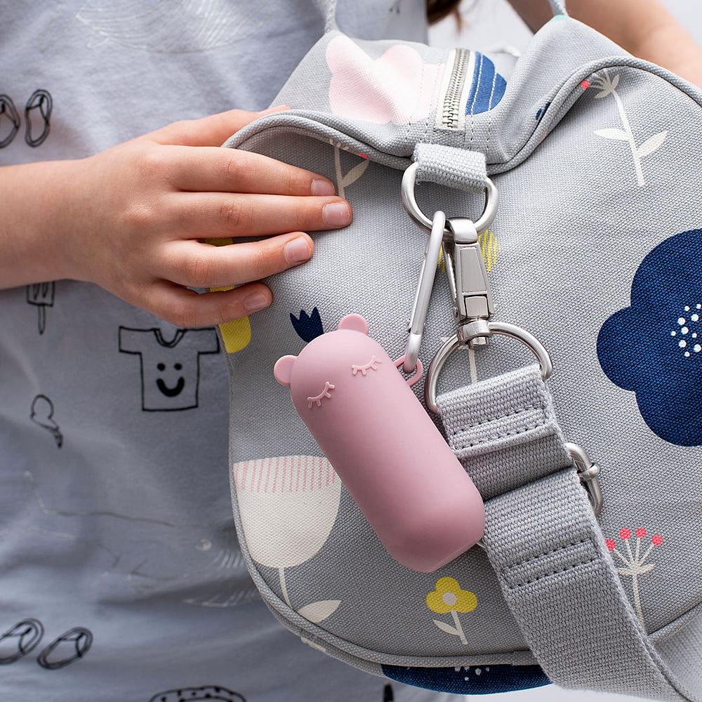 Bombilla en caja para llevar, Oso Rosa viejo