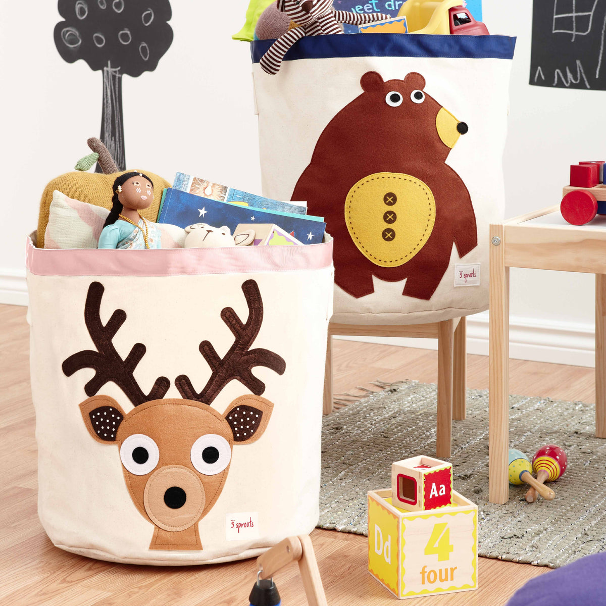 Canasto para juguetes Venado