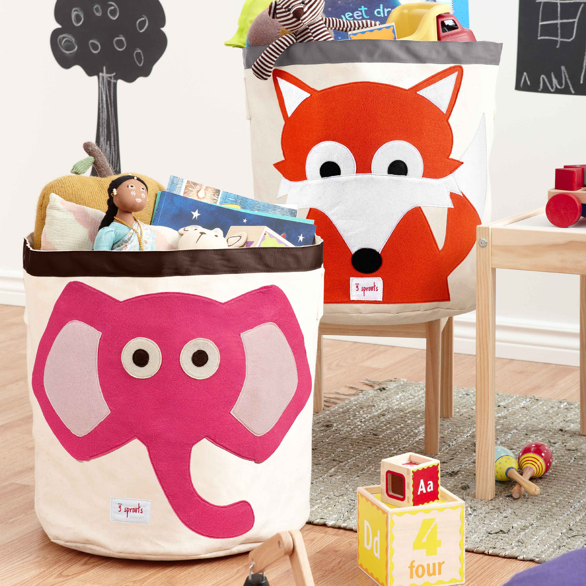 Canasto para juguetes Elefante