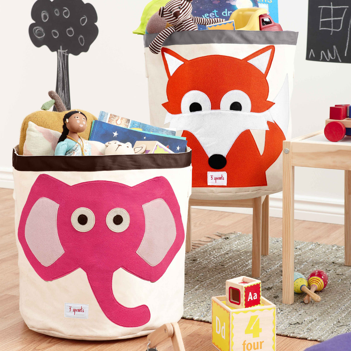 Canasto para juguetes Zorro