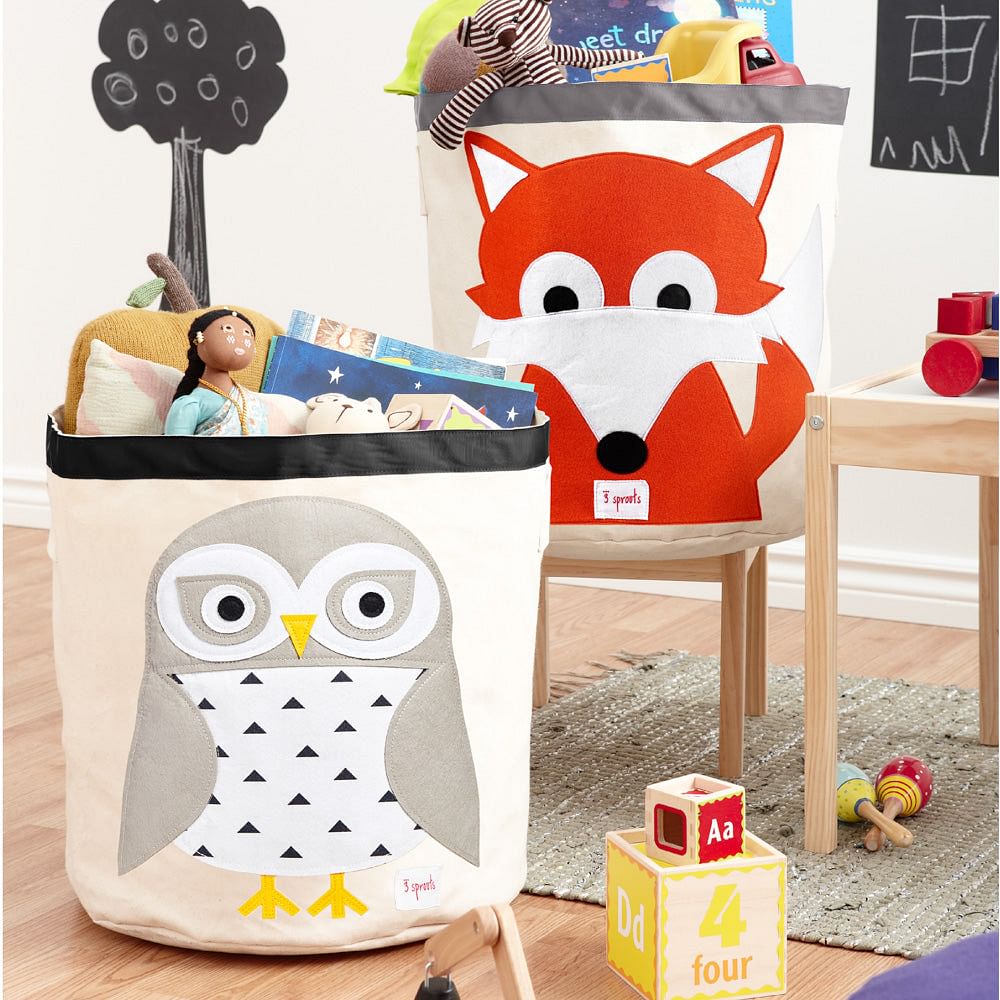 Canasto para juguetes Búho