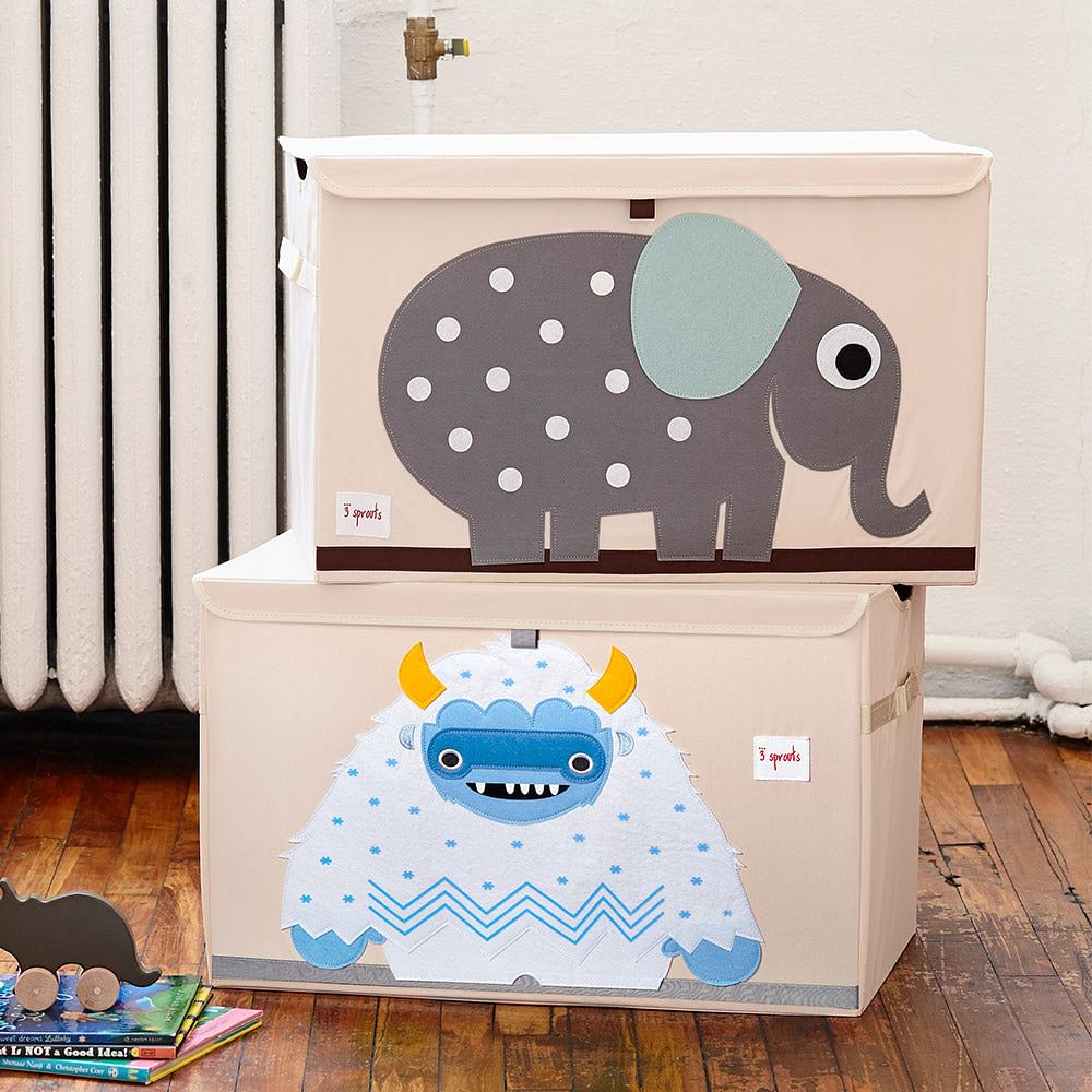 Baúl para juguetes Yeti Azul