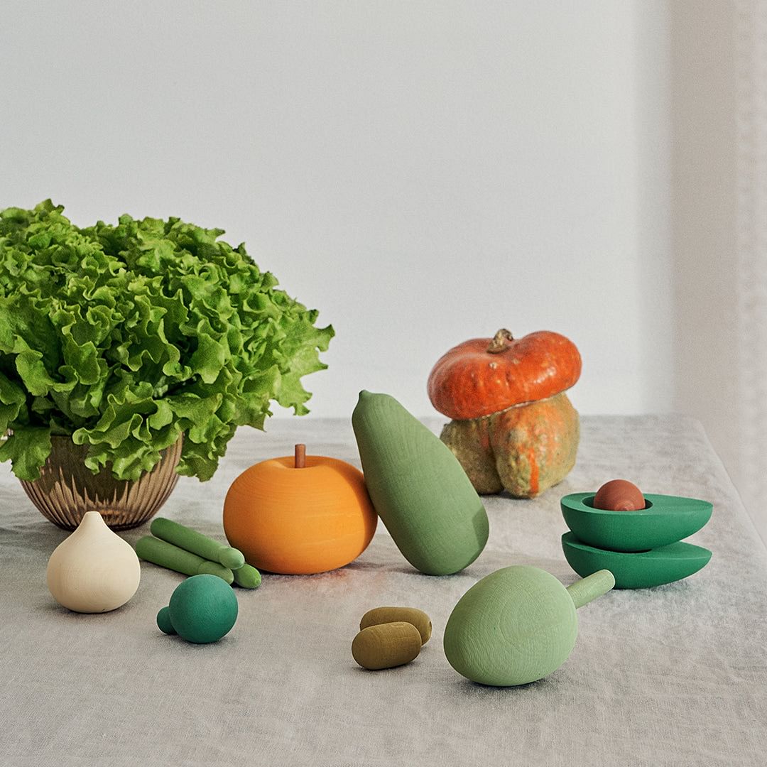 Verduras de madera color vol 2