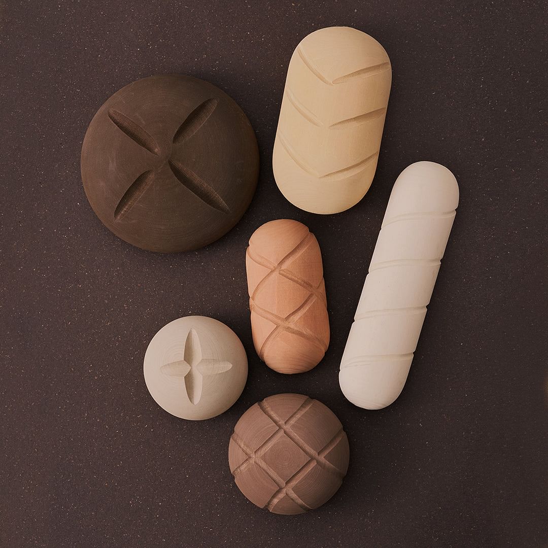 Set de panes de madera