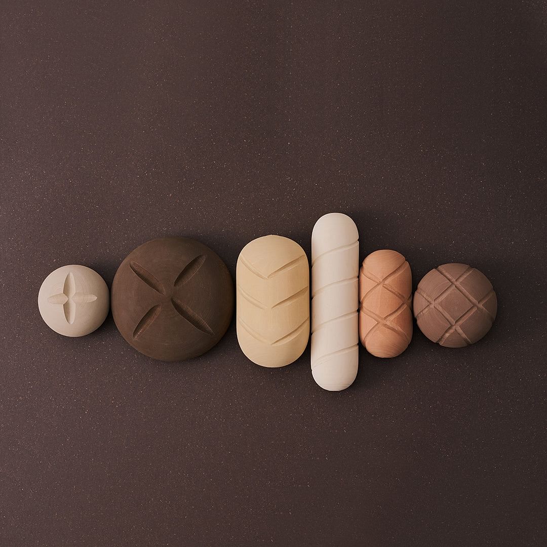 Set de panes de madera