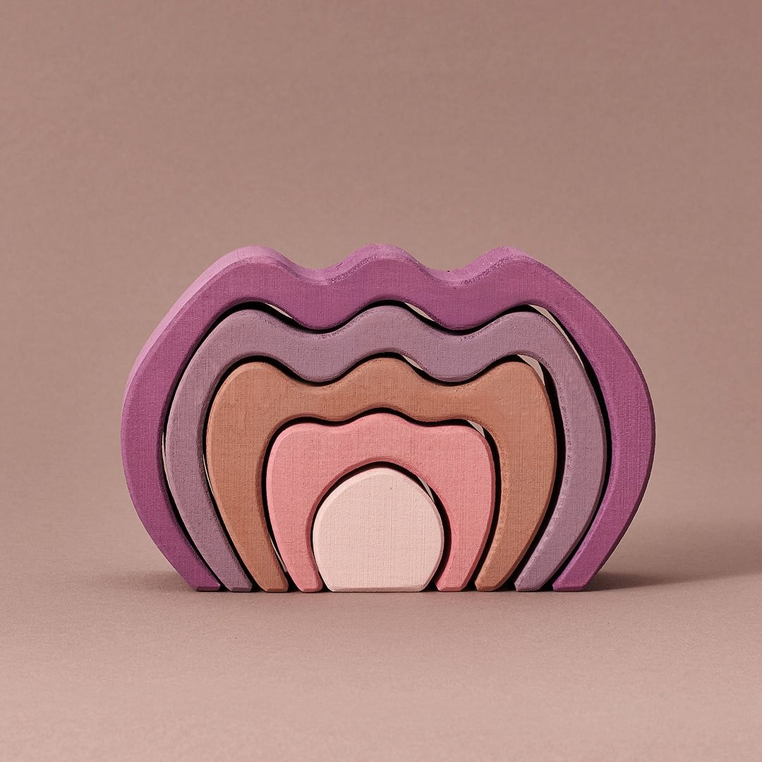 Arco de madera Tulipán