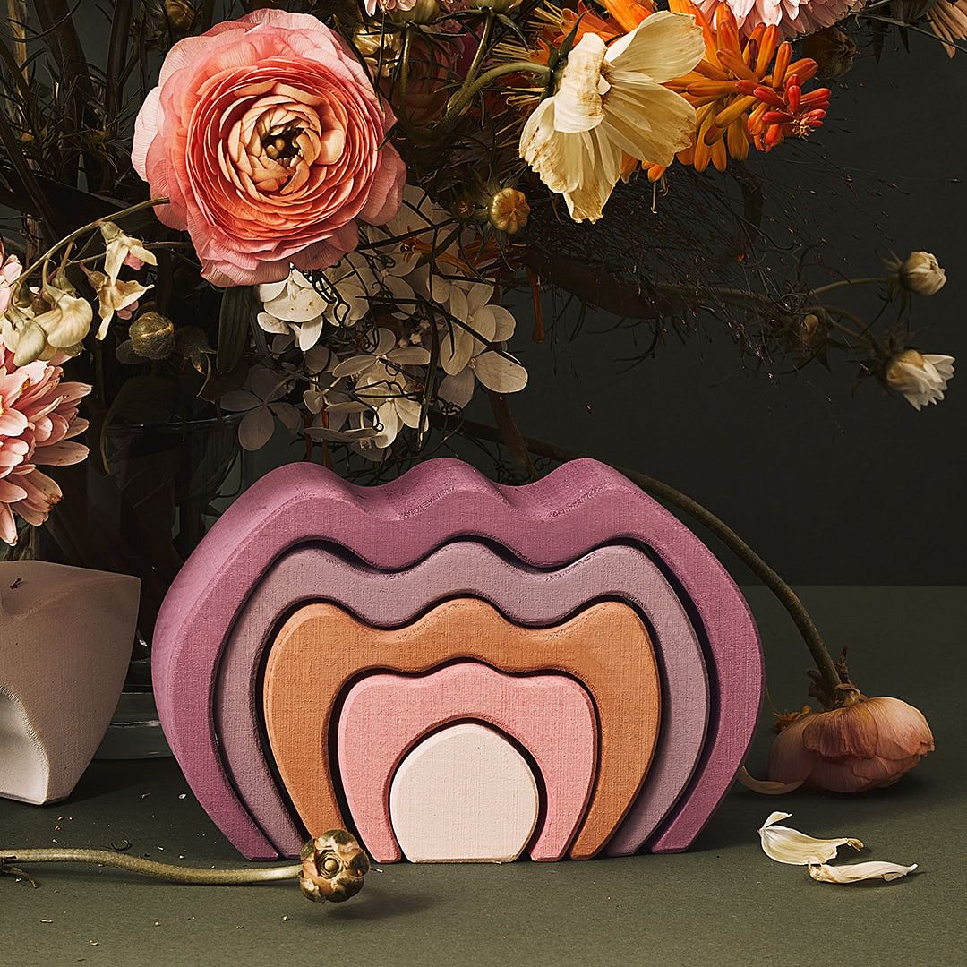 Arco de madera Tulipán