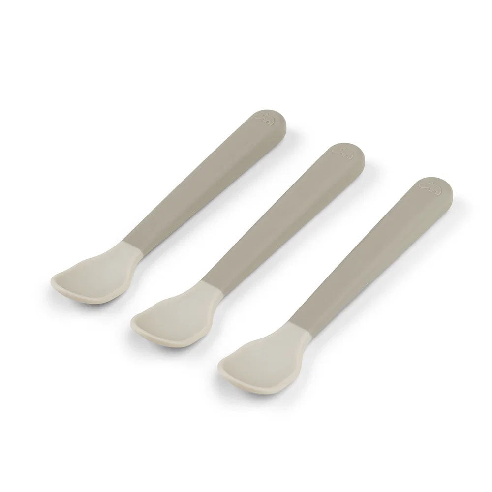 Set Foodie de 3 cucharas de fácil agarre para bebés arena