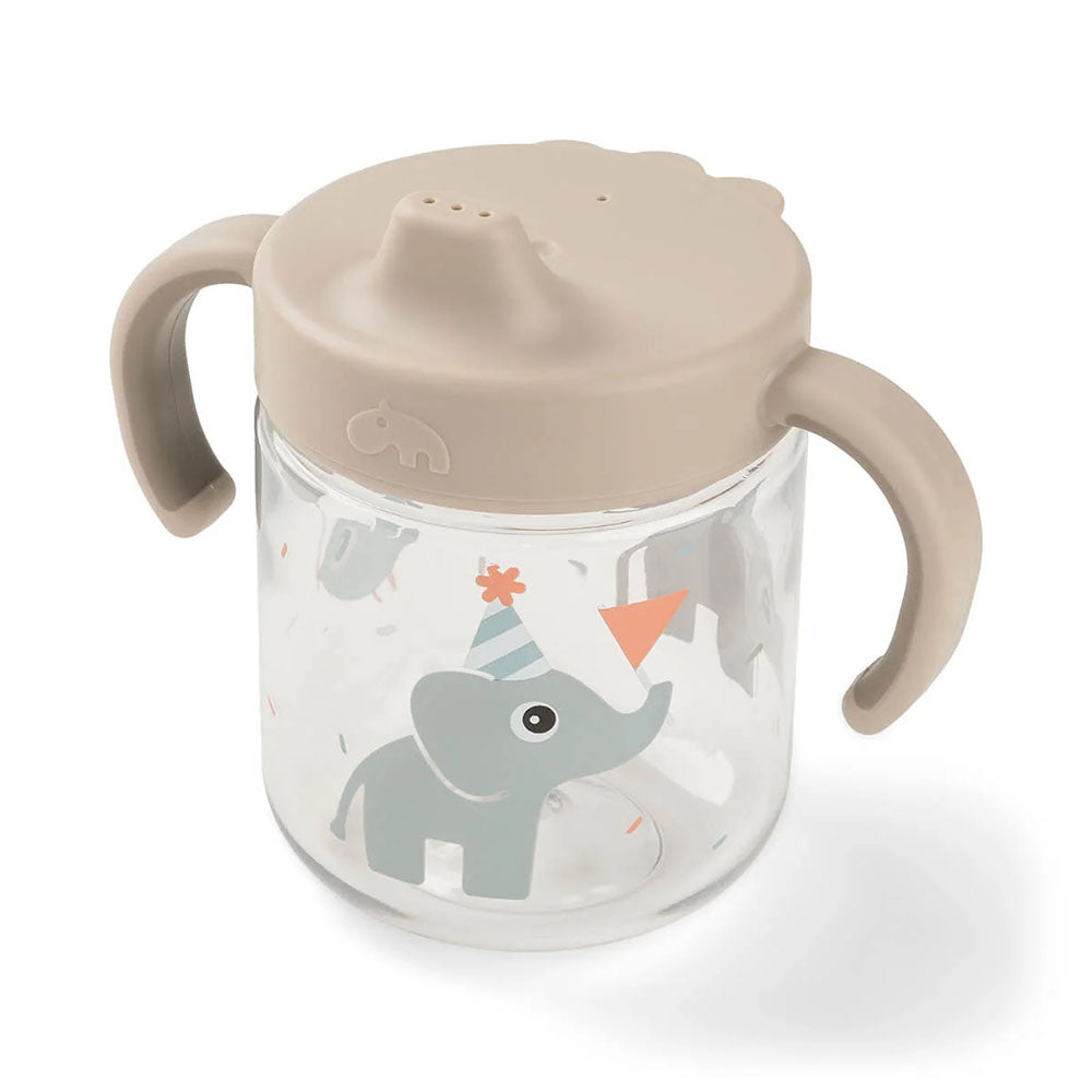 Vaso con boquilla de aprendizaje de 2 asas Celebration arena