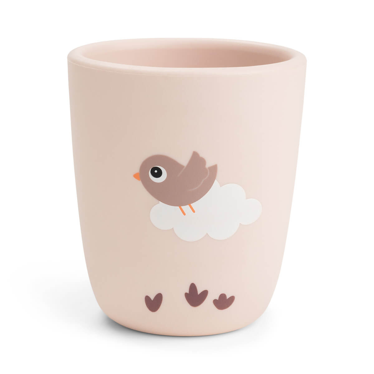 Mini taza de silicona Playground rosa
