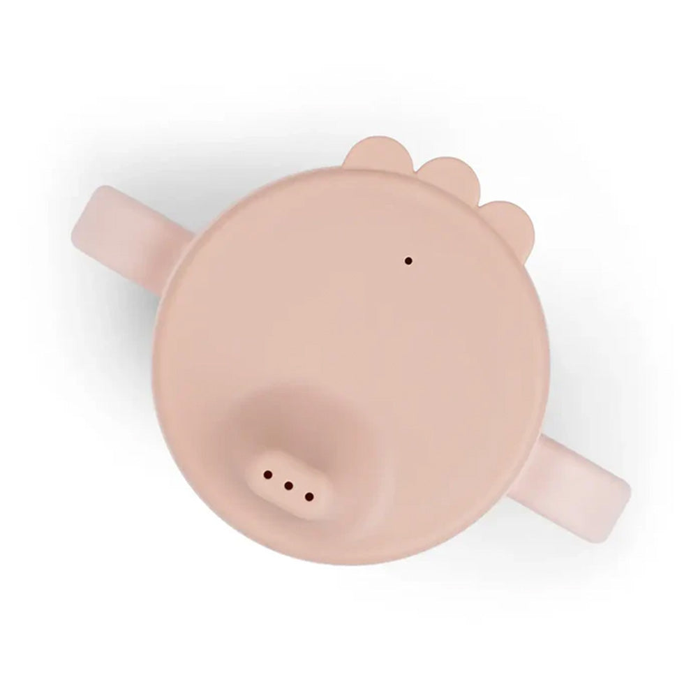 Vaso con boquilla Foodie Tiny Farm rosa