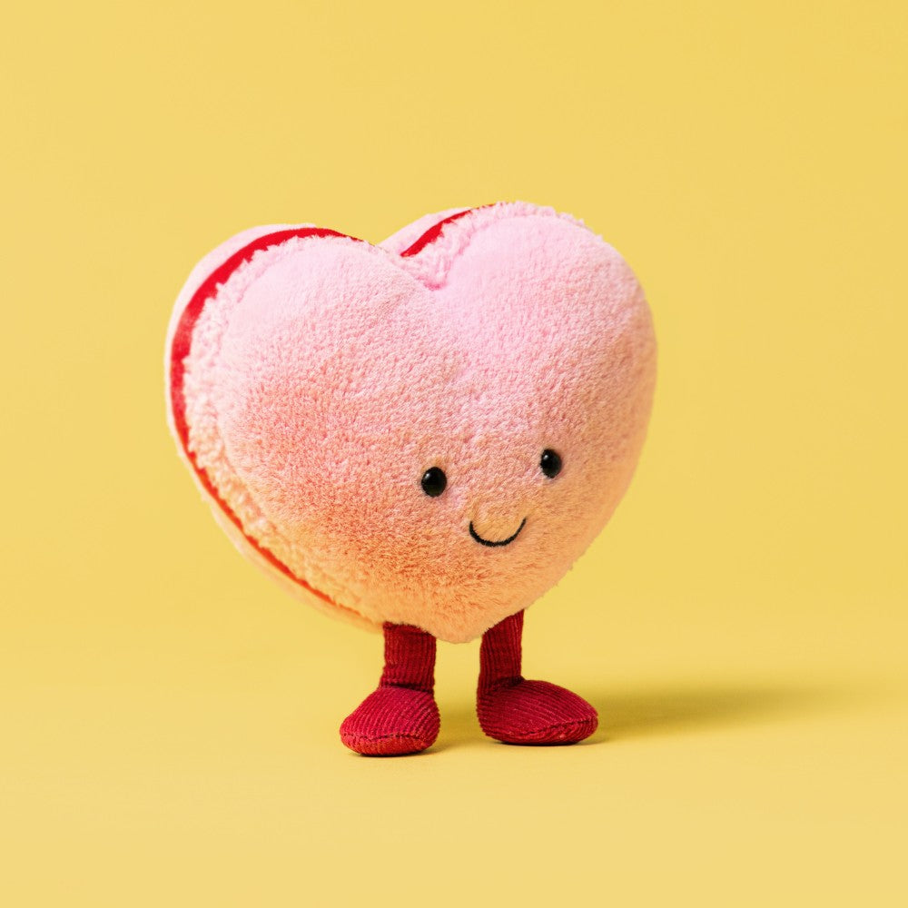 Peluche Corazón de Macarrón Colette Rosado Jellycat