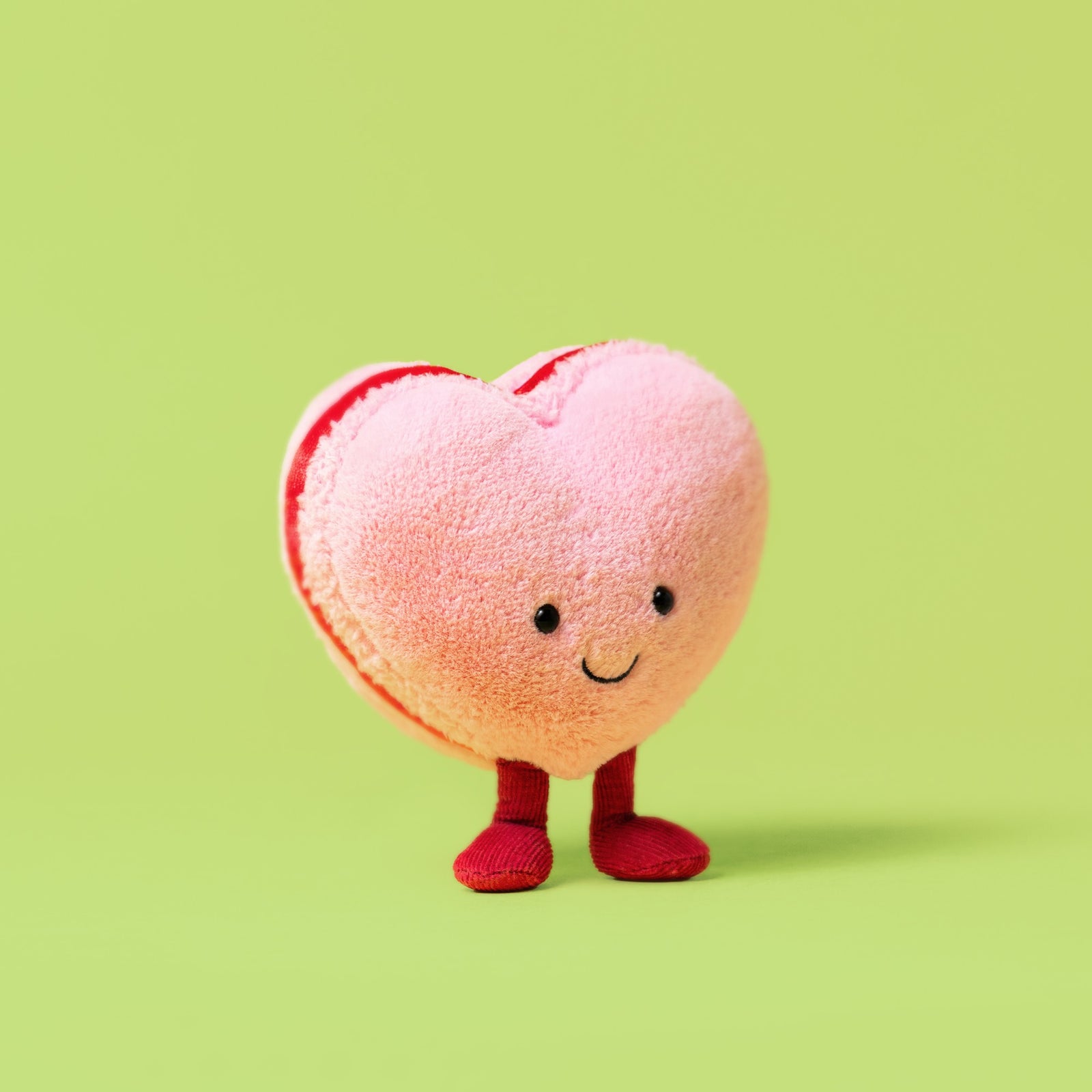 Peluche Corazón de Macarrón Colette Rosado Amuseable Jellycat