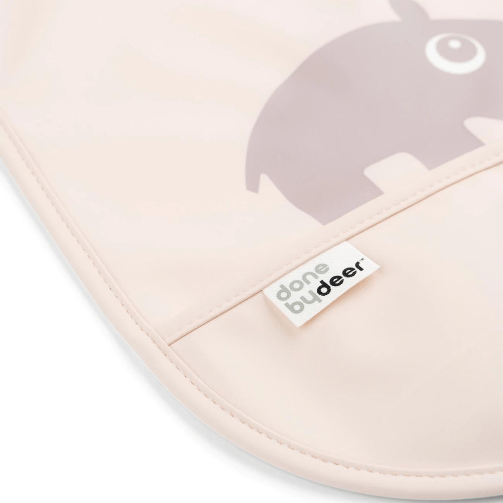 Set de 2 Baberos con velcro Ozzo rosa