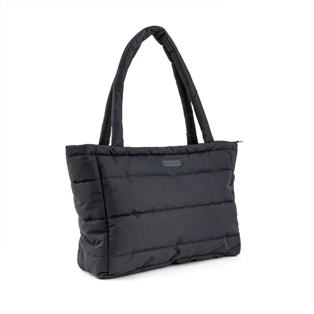 Bolso Maternal Tote acolchado con mudador portatil negro