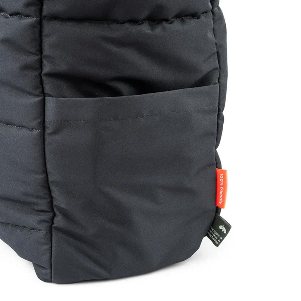 Bolso Maternal Tote acolchado con mudador portatil negro