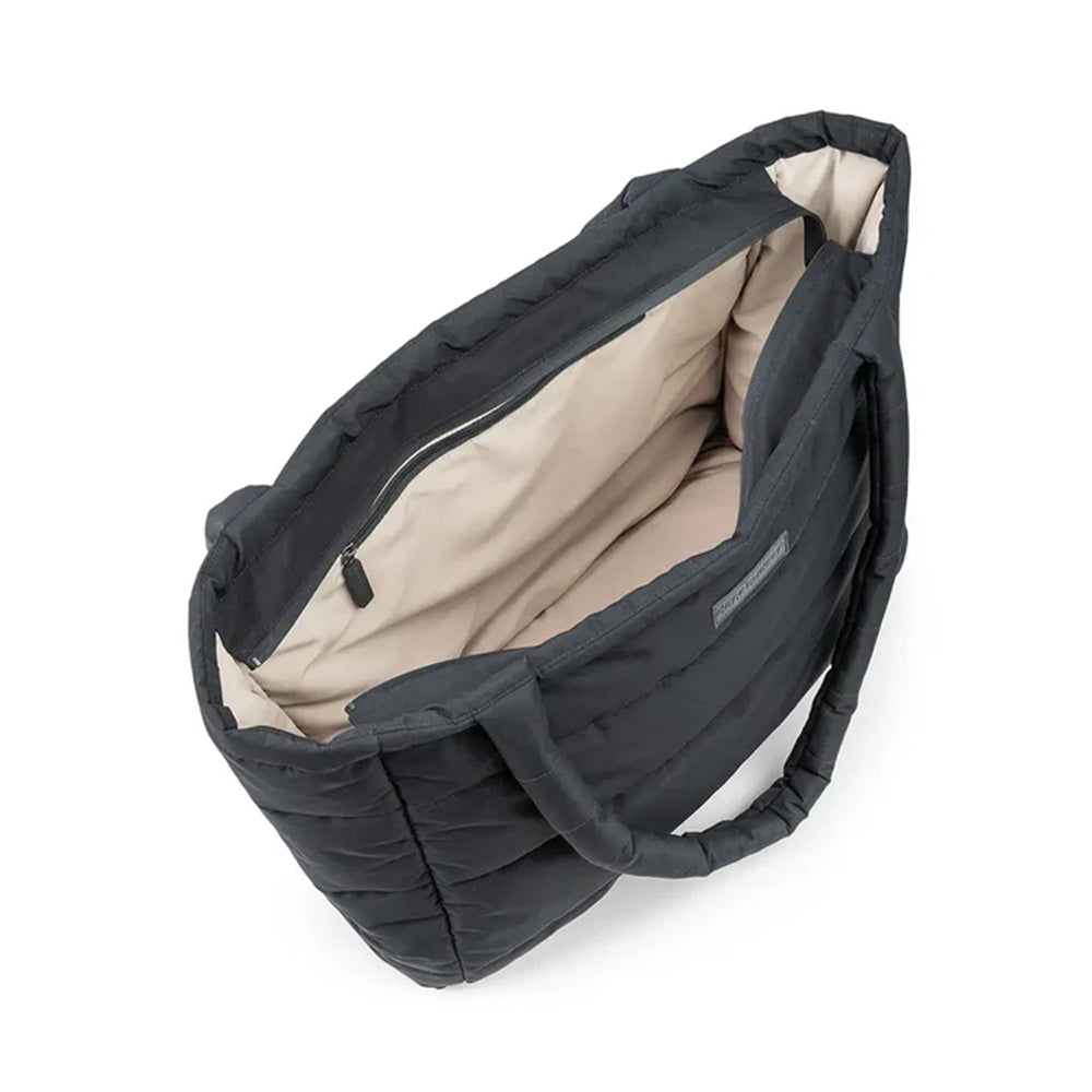Bolso Maternal Tote acolchado con mudador portatil negro